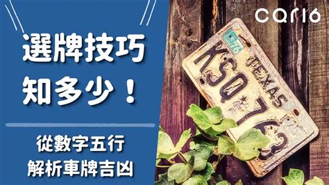 屬馬車牌號碼|選牌技巧知多少！從數字五行解析車牌吉凶